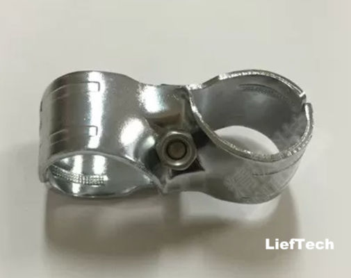 ISO9001 Chrome Plated Pipe Fittings Joint 2 Pipe Mounting Bracket