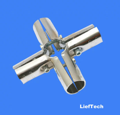 struktur sederhana Chrome Plated Pipe Connectors Steel Tubing Fittings untuk pipa 28mm