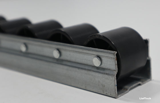 Aluminium Alloy Placon Roller Track Tinggi Kekuatan Roda Nylon
