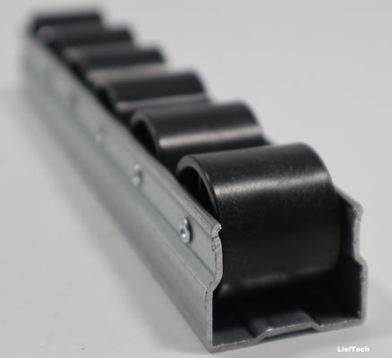 Aluminium Alloy Placon Roller Track Tinggi Kekuatan Roda Nylon