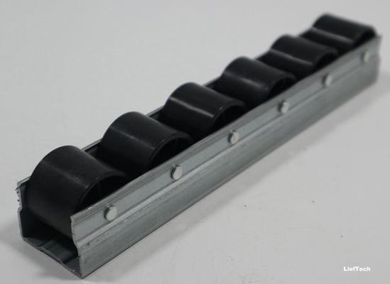 Aluminium Alloy Placon Roller Track Tinggi Kekuatan Roda Nylon