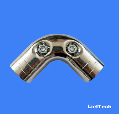 Fleksibel Chrome Plated Pipe Connectors Chrome Pipe siku 90 derajat