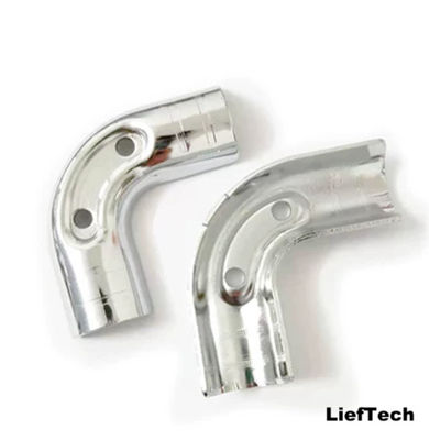 Fleksibel Chrome Plated Pipe Connectors Chrome Pipe siku 90 derajat