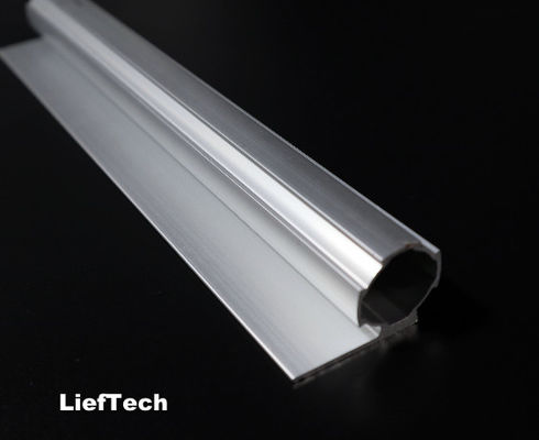 Pipa Alloy Aluminium Minyak Bentuk L Tahan tepi Panjang standar 4000mm