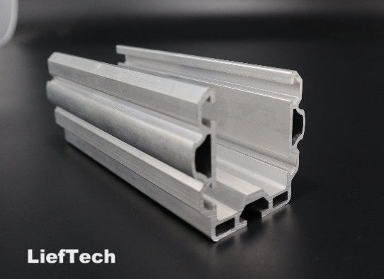6063 T5 Aluminium Profil Ekstrusi OD 28mm 60x55 Aluminium Lean Pipe