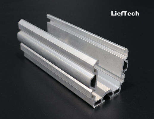 6063 T5 Aluminium Profil Ekstrusi OD 28mm 60x55 Aluminium Lean Pipe
