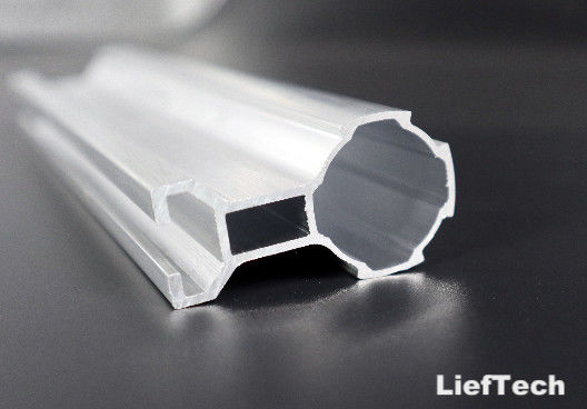 T bentuk alur Aluminium Alloy Pipe alur Aluminium Pipe OD 28mm