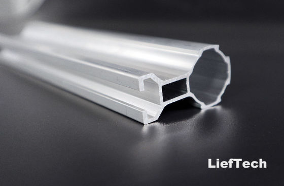 T bentuk alur Aluminium Alloy Pipe alur Aluminium Pipe OD 28mm