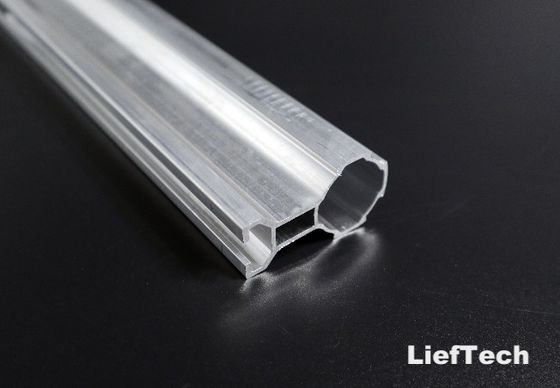 T bentuk alur Aluminium Alloy Pipe alur Aluminium Pipe OD 28mm