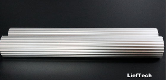 Ketebalan 1.2mm Aluminium Alloy Pipe Roller Shaft Aluminium Tube bergelombang