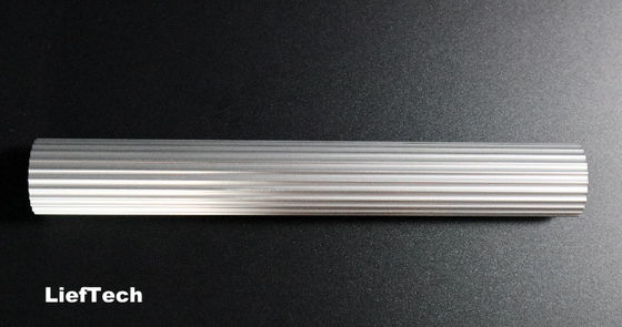 Ketebalan 1.2mm Aluminium Alloy Pipe Roller Shaft Aluminium Tube bergelombang