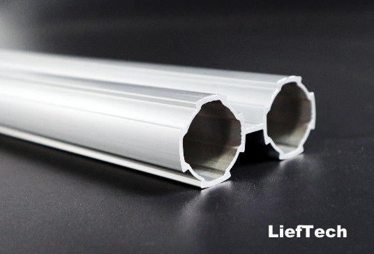 6063-T5 Alloy Aluminium Lean Pipe Double Connection Mudah dirakit