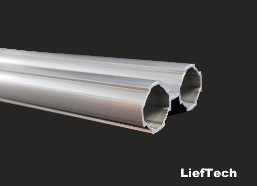 6063-T5 Alloy Aluminium Lean Pipe Double Connection Mudah dirakit
