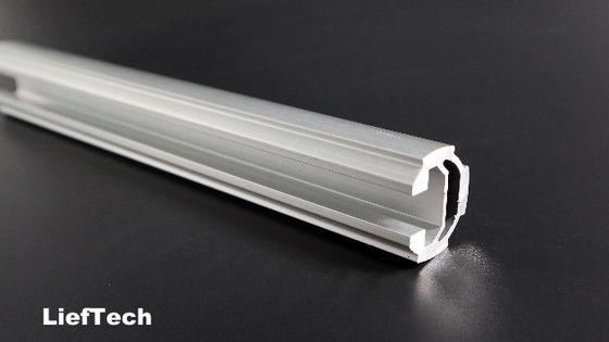 OEM 19mm Diameter Anodized Aluminium Pipe Tubing Dengan alur