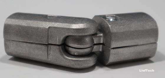 Konektor pipa aluminium gabungan 180 derajat Rotary eksternal