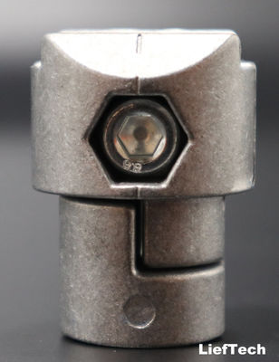 Konektor pipa paduan aluminium Perak internal jenis Tube T Joint
