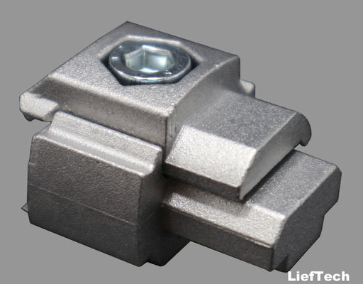 6063 T5 paduan aluminium Metal Pipe T Joint Mudah perakitan bahan daur ulang