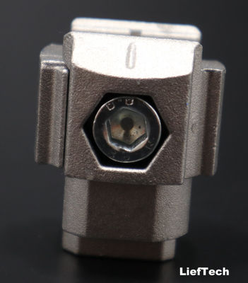 6063 T5 paduan aluminium Metal Pipe T Joint Mudah perakitan bahan daur ulang