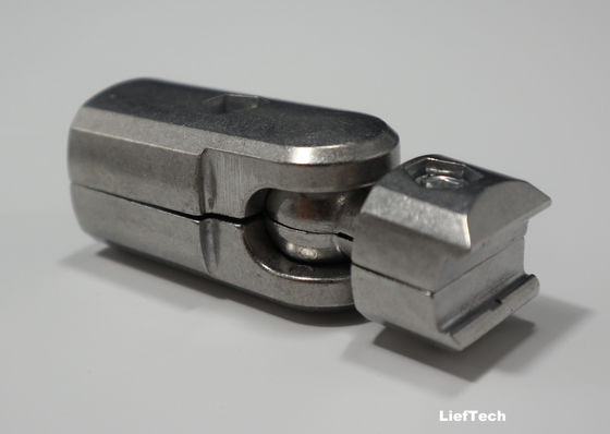 Eksternal Rotary Aluminium Joint Connector Untuk Sistem Karakuri