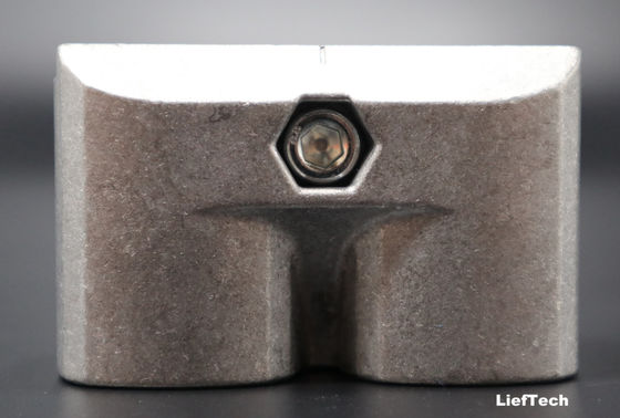 Permukaan anodisasi sendi pipa aluminium paralel lurus eksternal