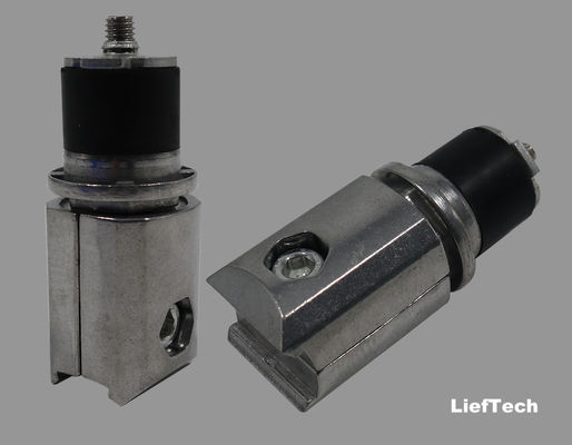 6063T5 paduan aluminium rotasi pipa penjepit konektor aluminium untuk sistem karakuri