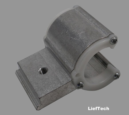 Aksesori fungsional pipa penjepit aksesori bergerak aluminium paduan tabung aksesori