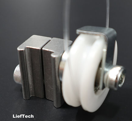 Penghubung sekrup U Root Wheel Rollers Dengan Aluminium Joint Movable