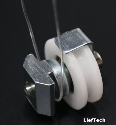 Die Casting Aluminium U Groove Pipe Wheels T Slot Profil Dengan Slider
