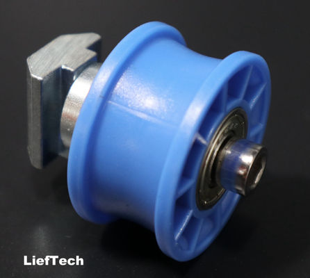 Slider Aluminium Roller Grooved untuk Tabung 28mm ISO9001