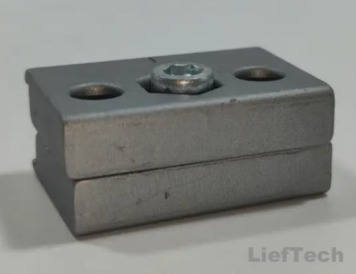 Berat ringan Aksesoris tabung Aluminium Inlay Joint untuk sambungan papan meja kerja