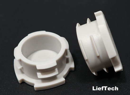 Dekoratif dan pelindung Aluminium tabung End Caps plastik Anodized